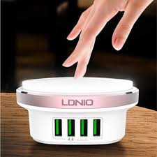 Adaptor Charger LDNIO ADAPTOR QUICK CHARGER 4 PORT USB OUTPUT 10A  ADAPTER  Fast Charging