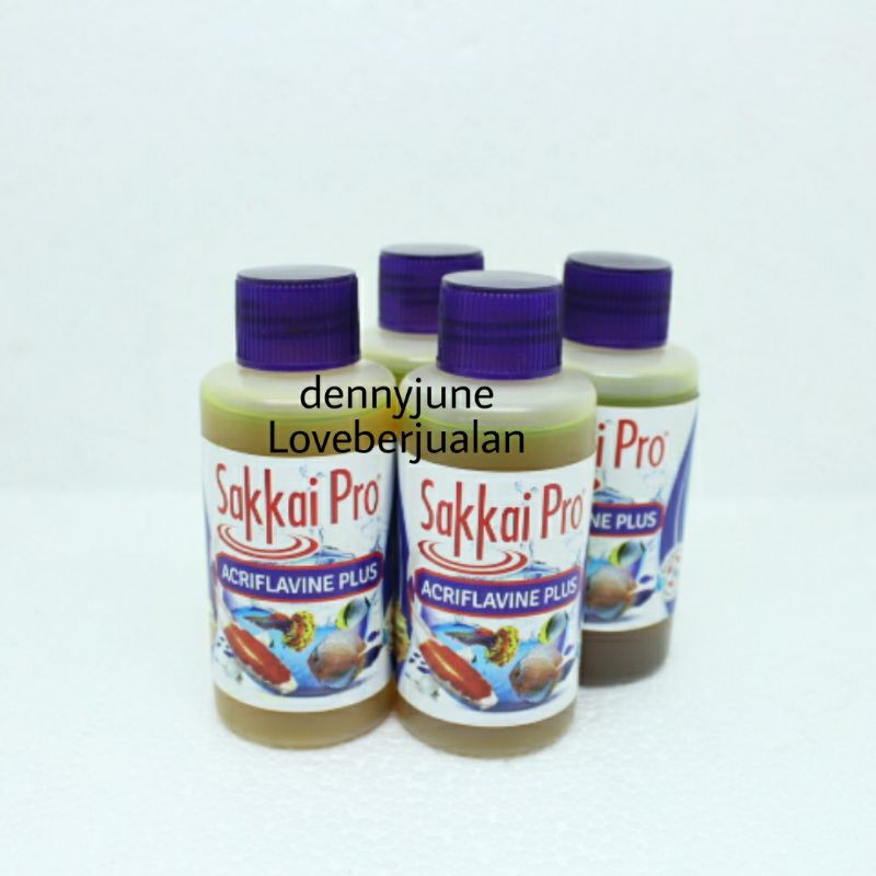 YUKARI SAKKAI PRO Acriflavine Plus 100 ml obat kuning ikan