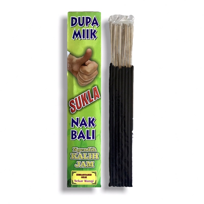 Dupa Hio Jumbo 2 jam Sukla isi 8 stick Panjang 28 cm Abu Dingin Produksi Sekar wangi