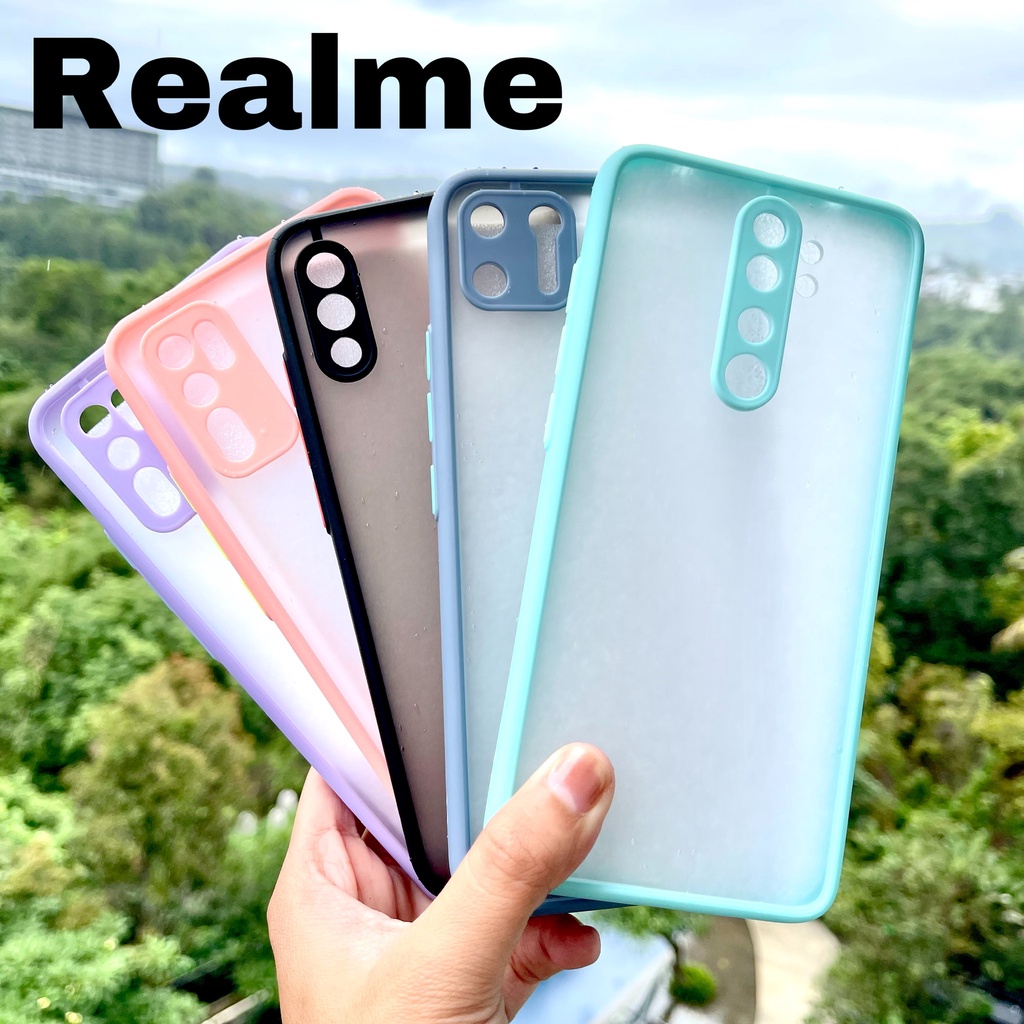 SOFTCASE FOR REALME C3 C11 C12 C15 C17 5 5i 6 7 7Z 2 PRO - SLIM HYBRID FULL CAMPRO