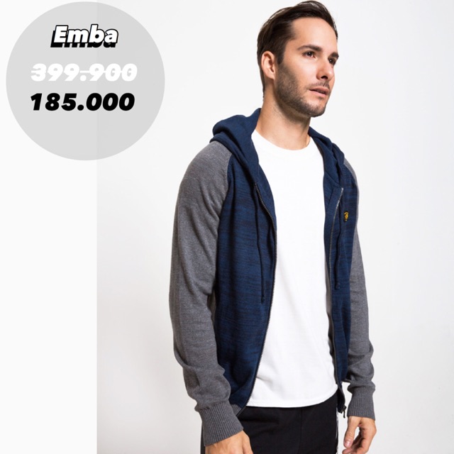 Jaket Hoodie Knit Original Emba Jeans