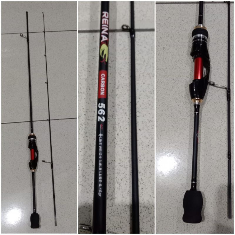 Joran Fugu Reina 562 UL ujung solid carbon