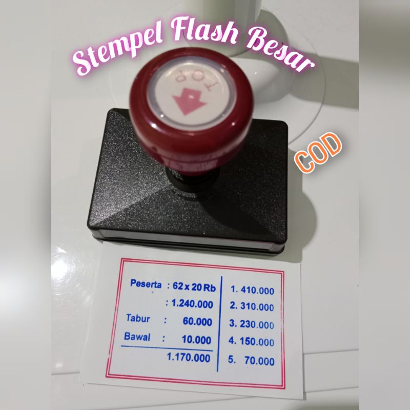 

Stempel Flash Besar