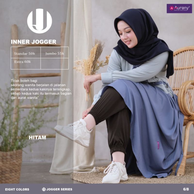 INNER JOGGER AURANY ( CELANA DALAMAN GAMIS )