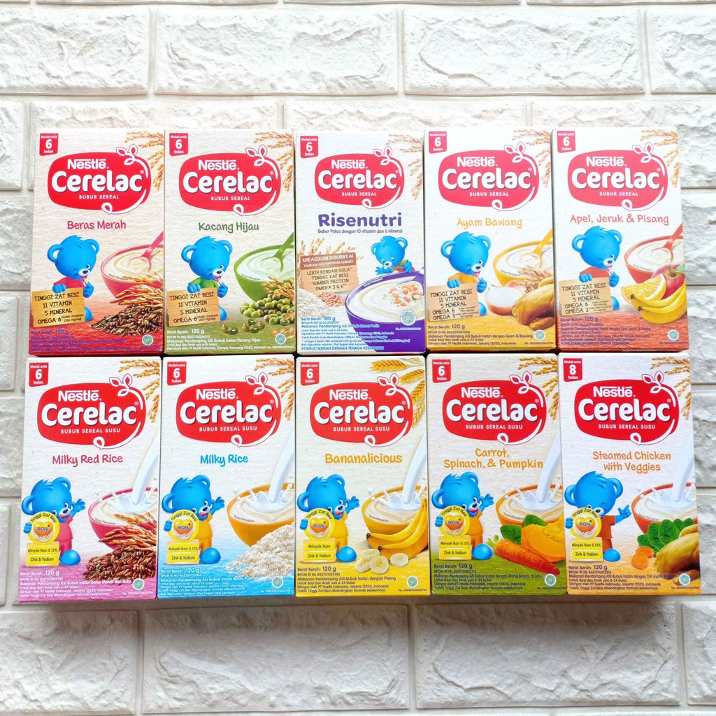 Nestle Cerelac Bubur Tim Homestyle Meals Sereal Susu Bayi 120gr Baby