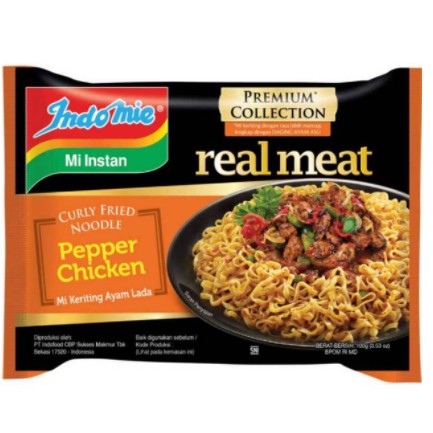 Promo Indomie Real Meat Rendang Mie Instan [110 g] Diskon 21% di