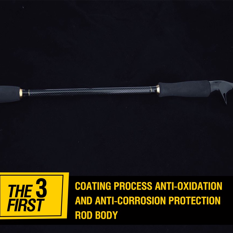 Joran Pancing 1.8m / 2.1m / 2.4m / 2.7m / 3.0m Bahan Carbon Steel Untuk Memancing Di Laut