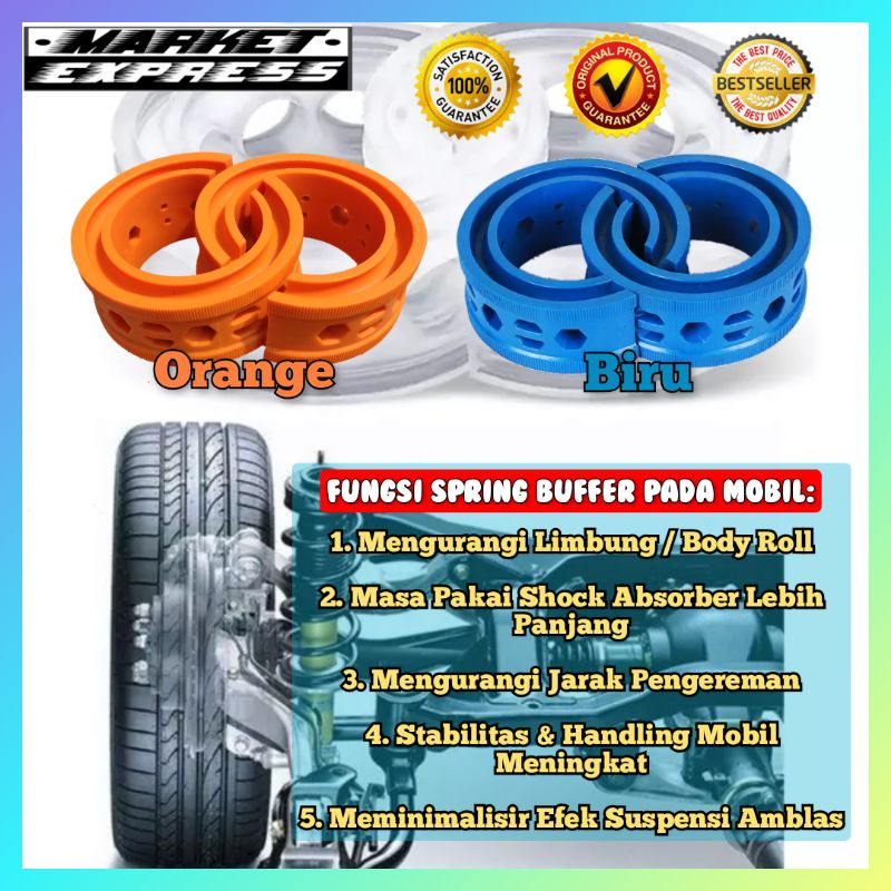 Spring Buffer Stabilizer Warna Toyota Fortuner Depan
