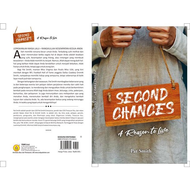 

Buku Rohani | Second Changes : A Reason to Live - Pat Smith | Buku Rohani Kristen