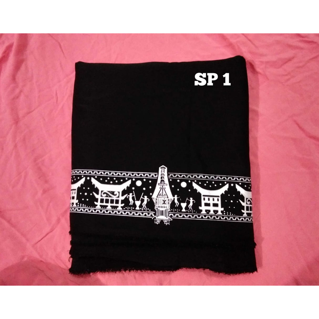 Sarung Toraja Motif Putih