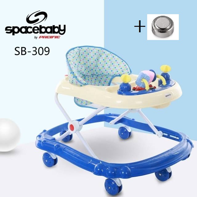 SPACE BABY Baby Walker SB 309 Music Mainan Puzzle SPACEBABY [ * FREE PACKING DUS ALAS ]