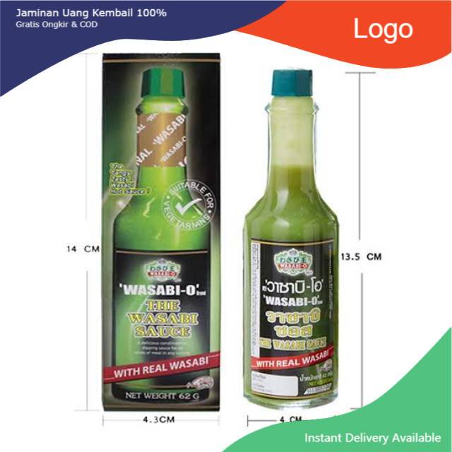 

WASABI-O WASABI SAUCE BTL 62 GR