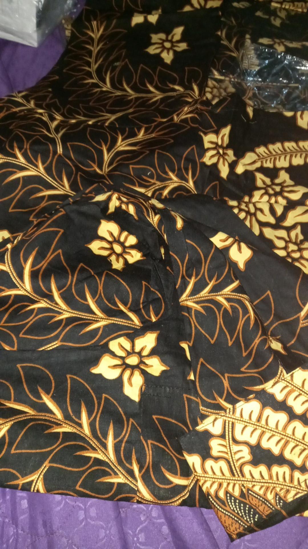 Kemeja Batik Pria Lengan Panjang Size M L Xl Xxl
