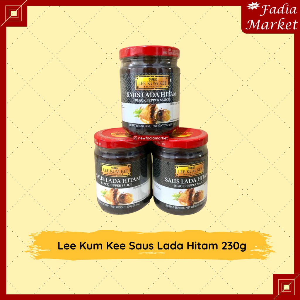 

Lee Kum Kee Black Pepper Sauce (Saus Lada Hitam) 230g
