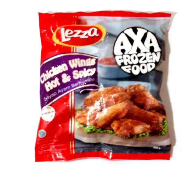 

Lezza Chicken wings Hot & Spicy 400gram halal MUI