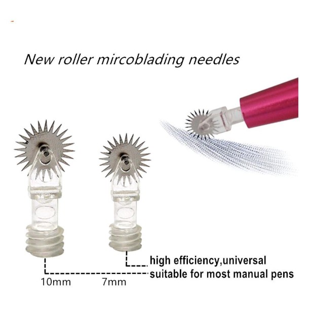 Jarum Spin Roller Sulam Alis / Misty Shading Manual / Roller Needle Disposable Roller / Jarum roller