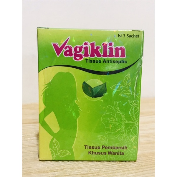 Vagiklin Tissue Antiseptic | Tisu Pembersih Khusus Wanitaan | Extra Daun Sirih