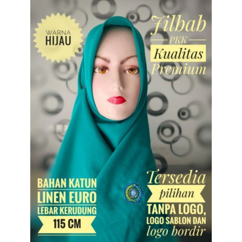 Kerudung PKK premium terlaris jilbab pkk katun