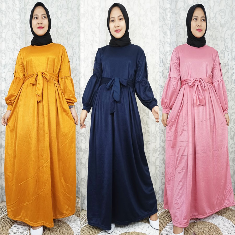 GAMIS ALEXZI LENGAN BALON 3KANCING CARLINA