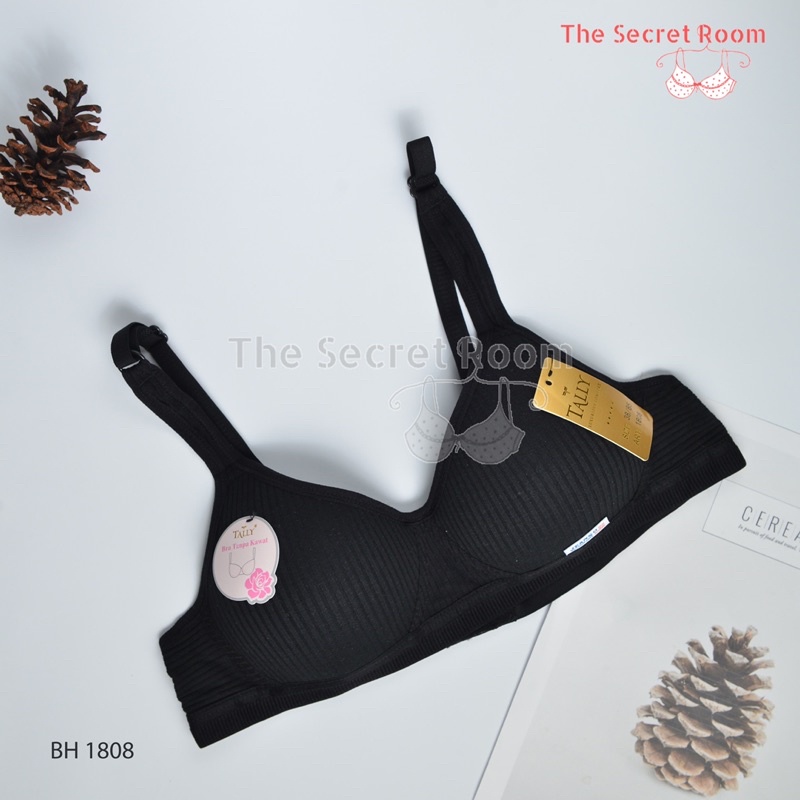 TALLY BRA BH 1808 | CUP A | TANPA KAWAT | BUSA TIPIS | SIZE 34 - 38