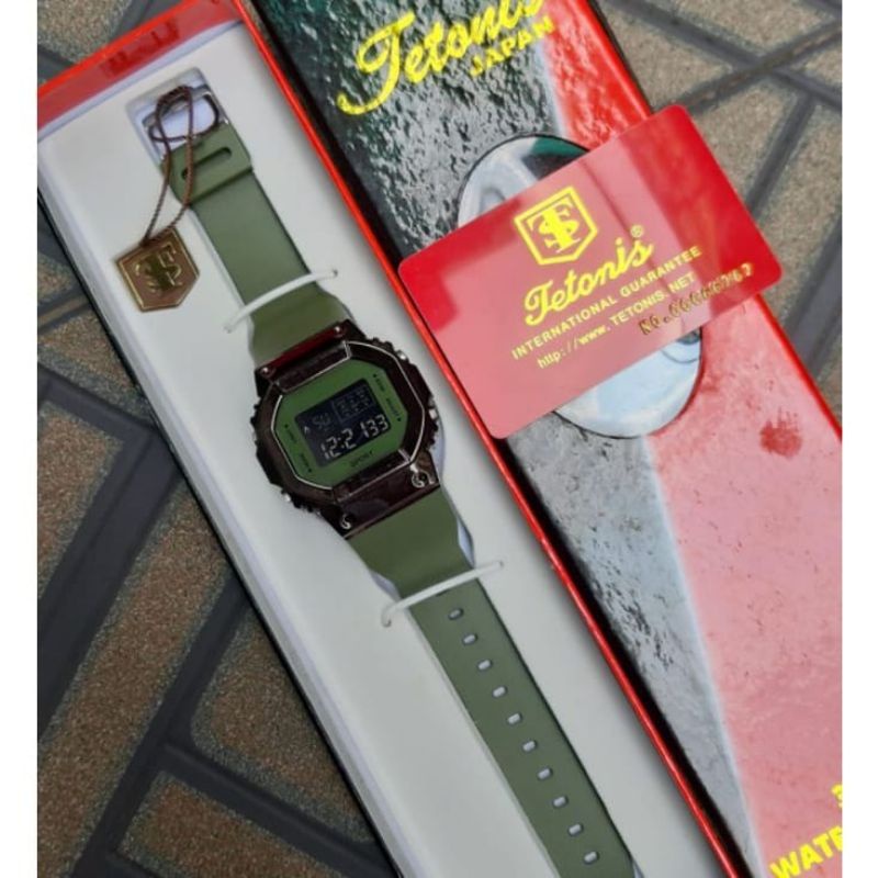 JAM TANGAN TETONIS TERBARU JAM TANGAN PRIA DIGITAL ANTI AIR