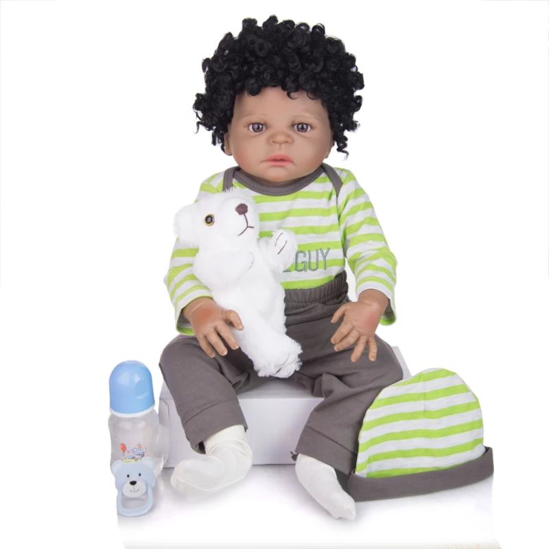 Boneka Reborn Premium Cowok Laki2 Full Silikon Premiun 60 cm