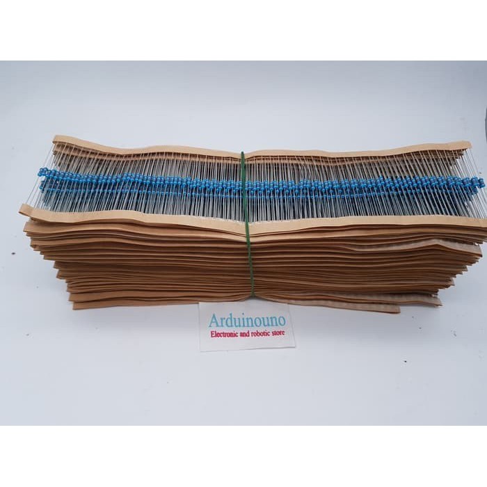 10pcs Resistor 15K 15 K Kilo Ohm metal film 1/4 watt Toleransi 1% 0.25