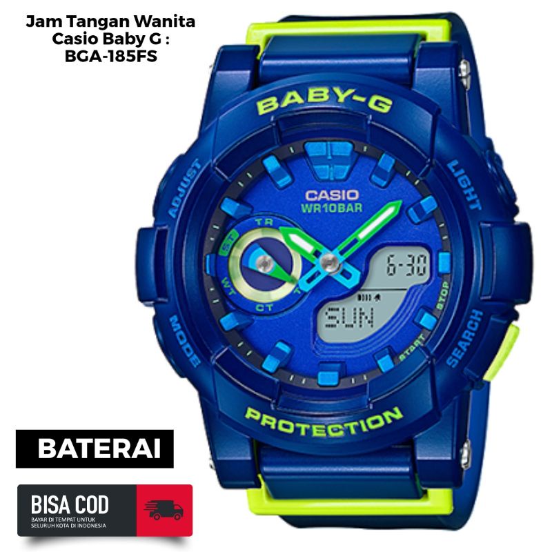 Jam Tangan Wanita Casio Baby G : BGA-185FS