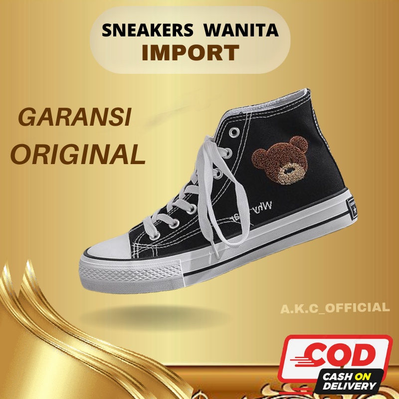 Sepatu Sneakers Wanita Import Korean Style Canvas Terbaru 2022 Spatu Cewek Jalan Untuk Remaja Anak Sekolah SMA Kuliahan Simple Elegan Kekinian Empuk dan Nyaman 212