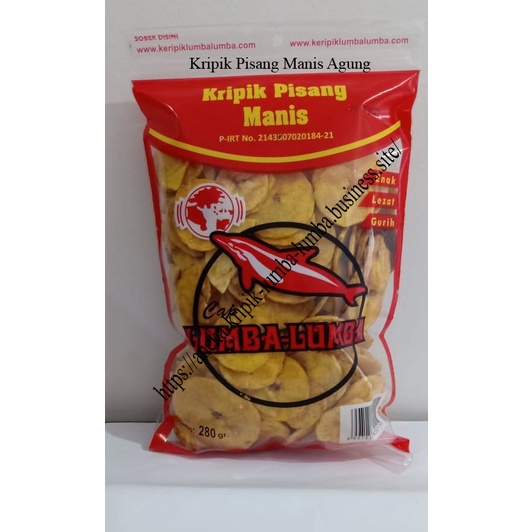 

Kripik Pisang Manis Agung Cap Lumba-lumba