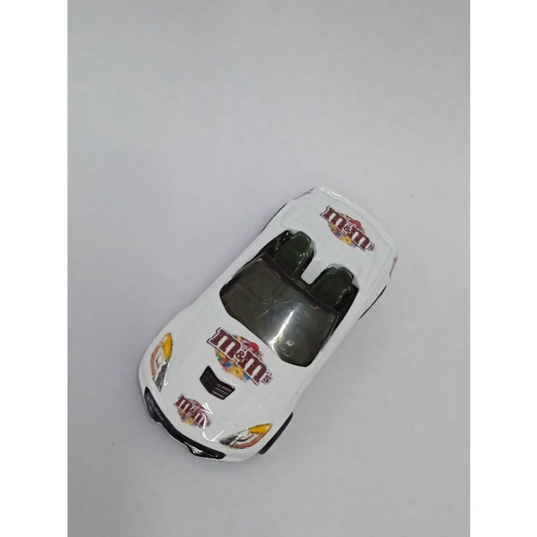 Hotwheels 14 Corvette Stingray M&amp;Ms White Putih HW Hot Wheels