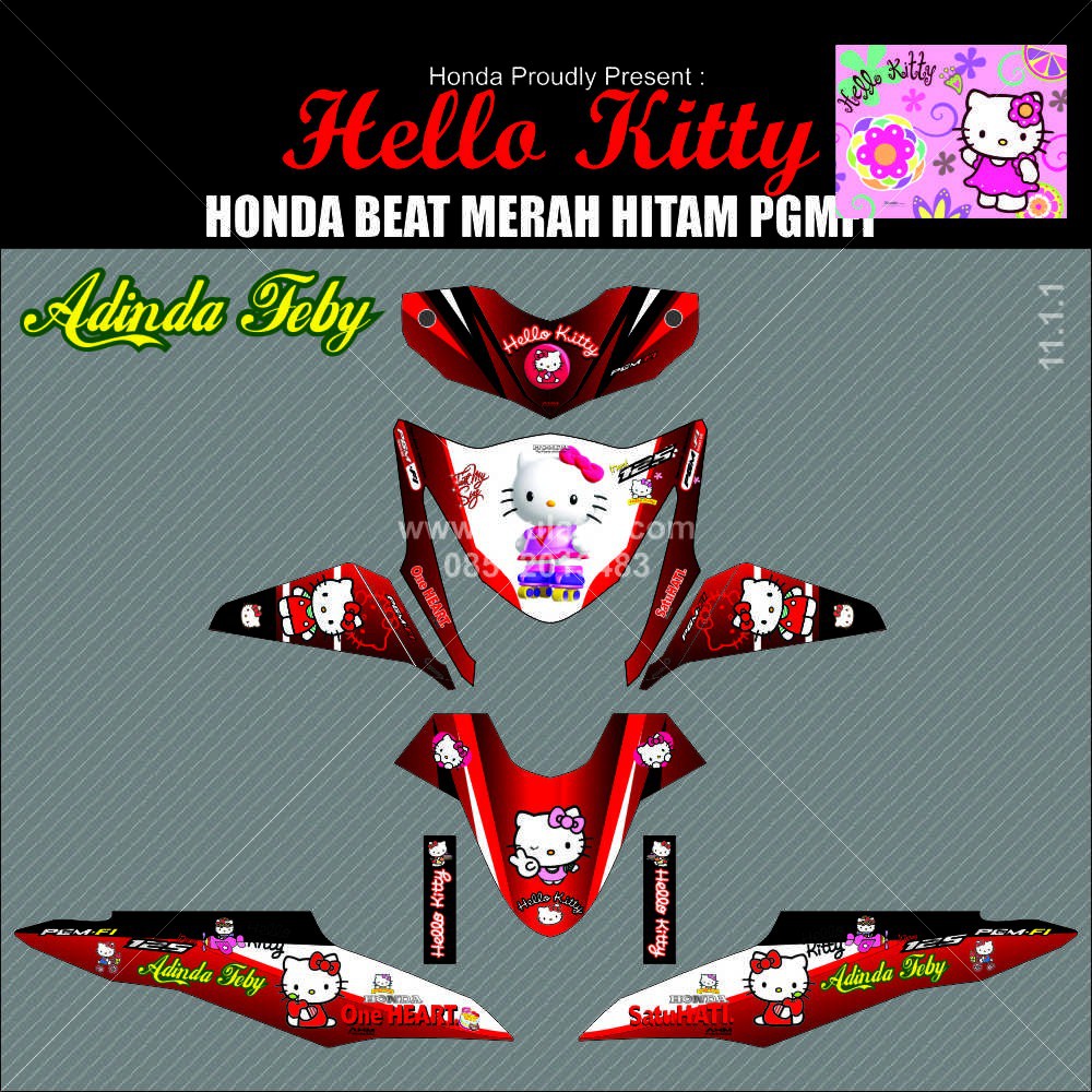 Sticker Striping Motor Stiker Honda Beat Fi Feby 2 Spec B Harga