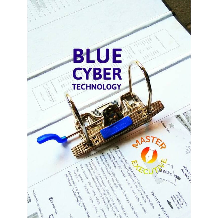 [Buah] Bindex 717 Ordner F4 Folio Biru / Blue Lever Arch File 2 Rings 75 mm