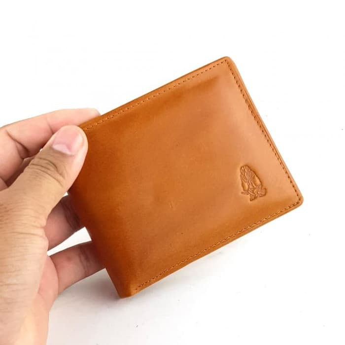 Dompet polos Kulit Pria wanita Import Hush Puppies (garansi kulit asli)