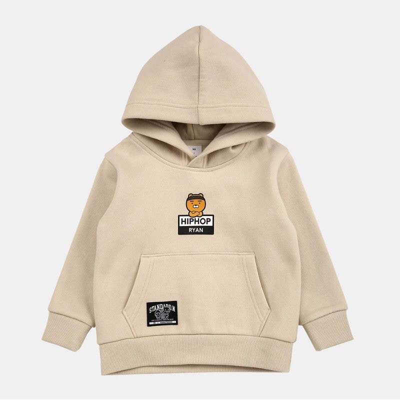 Kakao talk hoodie Ryan cream korea