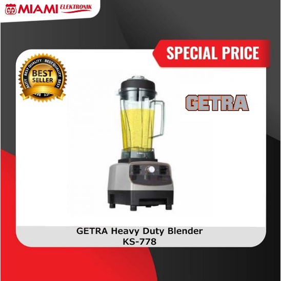 GETRA KS-778 HEAVY DUTY BLENDER / COMMERCIAL ICE BLENDER 2.0 LITER Berkualitas