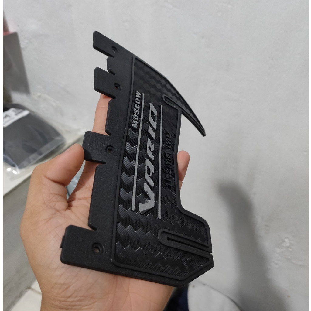 MUD FLAP VARIO 125 150 ESP KARBON MUDFLAP VARIO 125 150 ESP NEW CARBON MOSCOW KARET PELINDUNG DINAMO VARIO / MUDFLAP VARIO THAILAND KARET PENAHAN LUMPUR KOLONG SPAKBOR VARIO 110,125,150