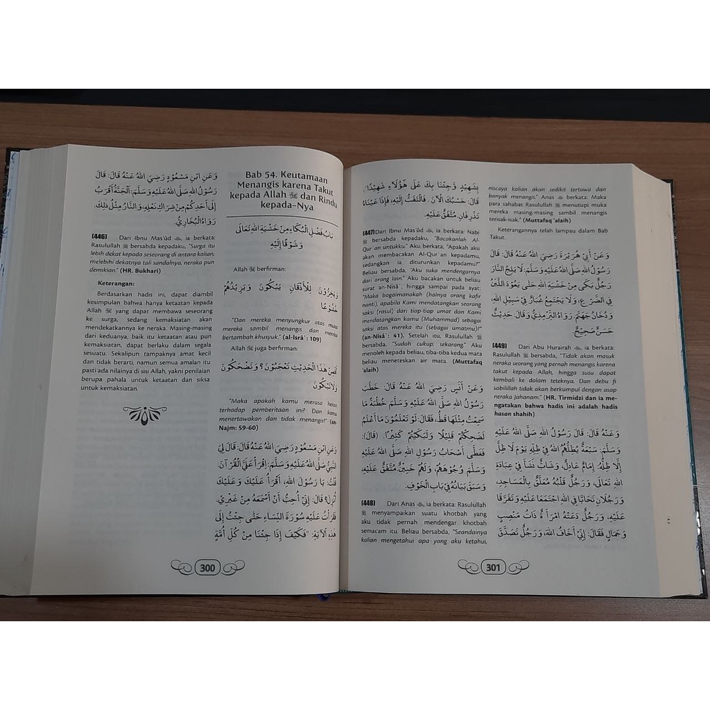 Buku Terjemah Lengkap Kitab Hadits Riyadush Shalihin Imam An-Nawawi (Ziyad)