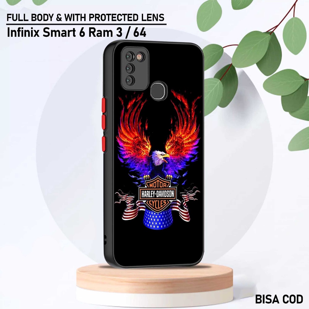 Case Infinix Smart 6 Ram 3 - Motif Case [ Mancase Keren 1 ] - Hardcase Infinix Smart 6 Ram 3 - Softc