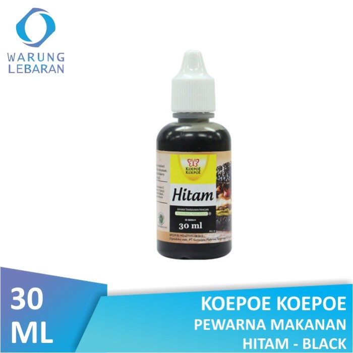 

Koepoe Koepoe Pewarna Makanan Hitam 30 ml - Food Colouring