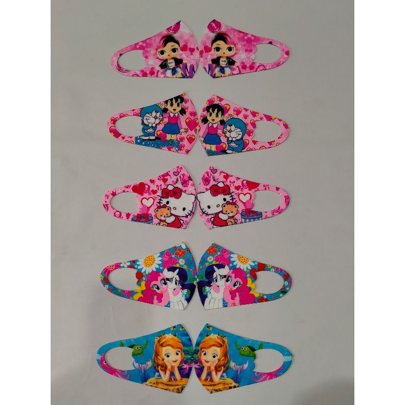 Masker Scuba Anak Motif / Masker Anak Kartun RANDOM