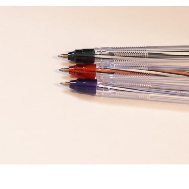 

Ready Banyak Faster Ballpoint/ Pulpen CX606, 0.7mm isi 12 pcs- Black OD0~