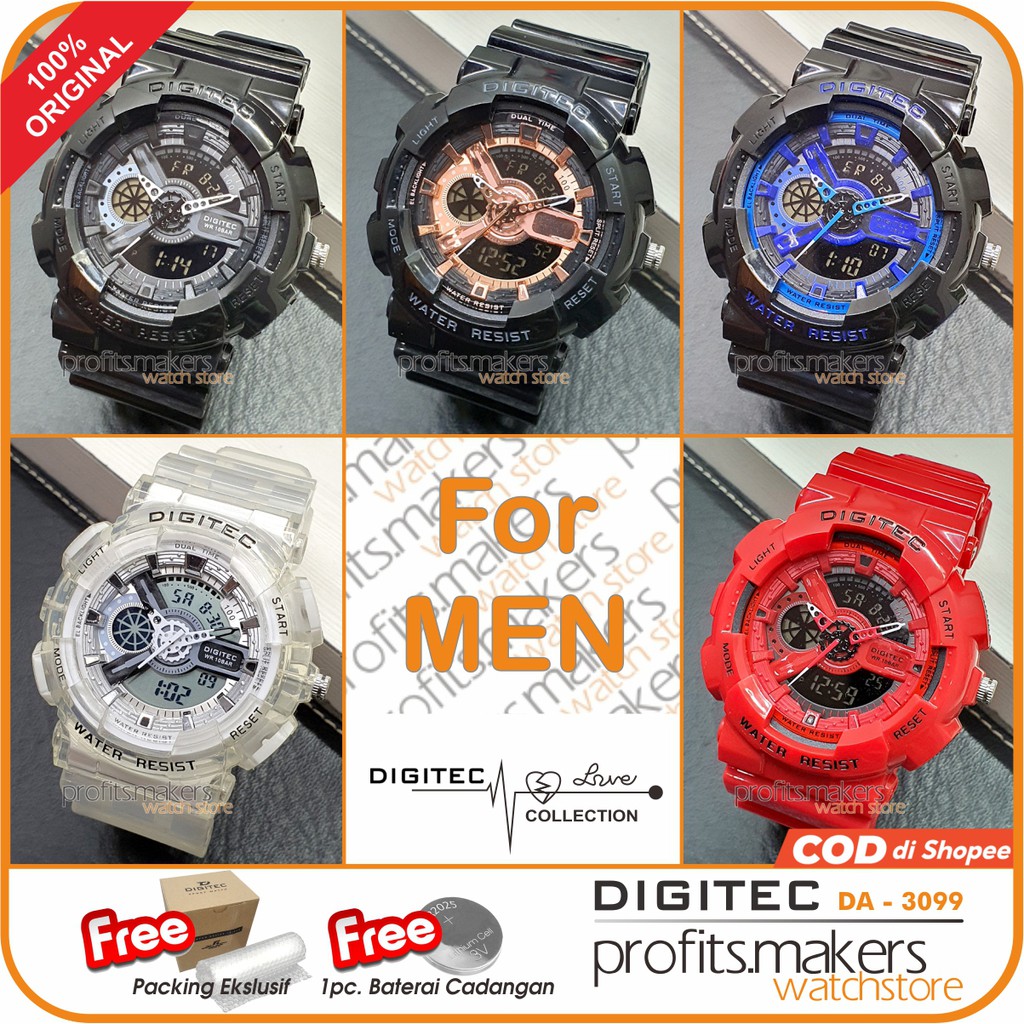 DIGITEC DG 3099 / DG-3099 / DG3099 Watch Jam Tangan ORIGINAL