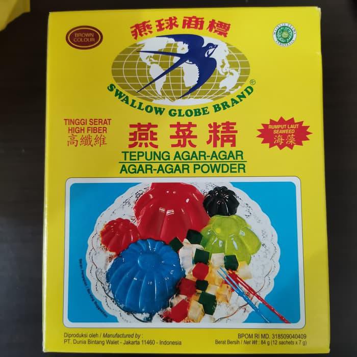 

Agar agar Wallet Swallow Globe Brand 1 sachet - Putih BERKUALITAS