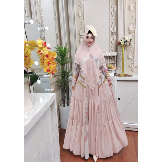 JASMINE SERIES ORI BY SYAFEERA SYARI / GAMIS BRANDED PREMIUM MEWAH TERBARU-5