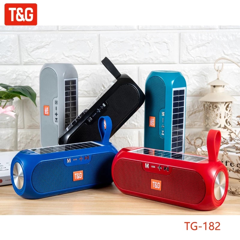 SPEAKER BLUETOOTH OROGINAL T&amp;G MODEL182 ENERGI SOLAR - Pengisi Daya Tenaga Surya