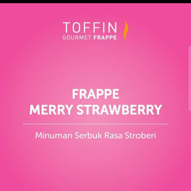 

Frappe Merry Starwberry