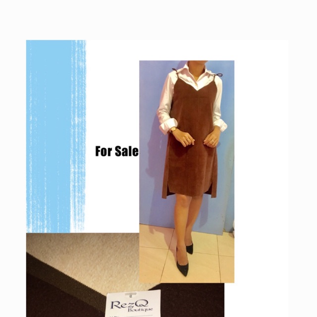 

brown mini dress (ga pernah di pakai masih ada tag) harga tag 195 ribu