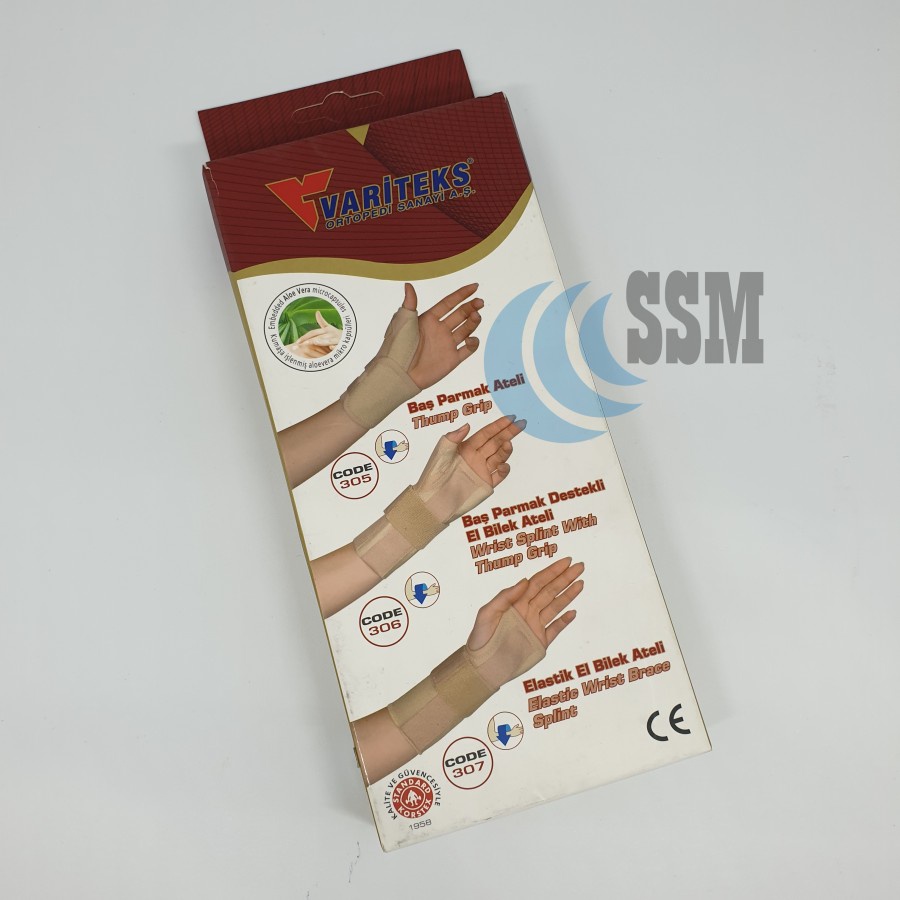 Wrist Support / Variteks Elastic Wrist Brace Splint 307