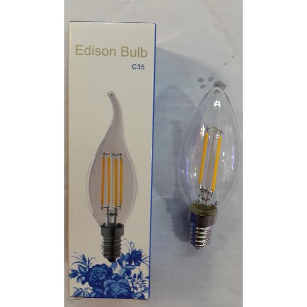 Bohlamp Cabe 2W E14 Lampu Hias Candle Light LED - Putih